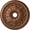 Ekena Millwork Tomango Egg & Dart Medallion (Canopies up to 6 3/4"), 27 7/8"OD x 3 7/8"ID x 2 1/2"P, Copper CM27TOPOS - alternate 1